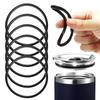 Set of 8 Silicone Sealing Rings Insulated Mug Thermal Mug Replacement Seals Vacuum Bottle Cover Stopper Thermal Gaskets