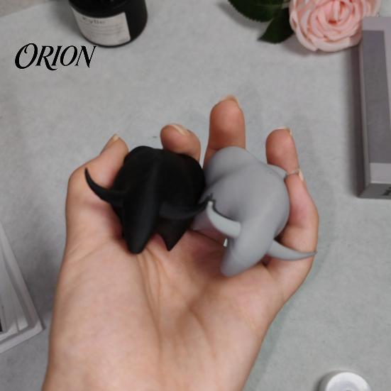 Декоративная скульптура для дома, 3D-печатная фигурка быка, мини-статуэтка животного, коллекционные фигурки, настольное украшение для полки, дома, офиса, стола