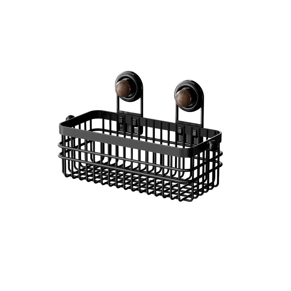 Rust-proof Kitchen Wall Hanging Rack Suction Cup Hanging Onion Storage Box Shower