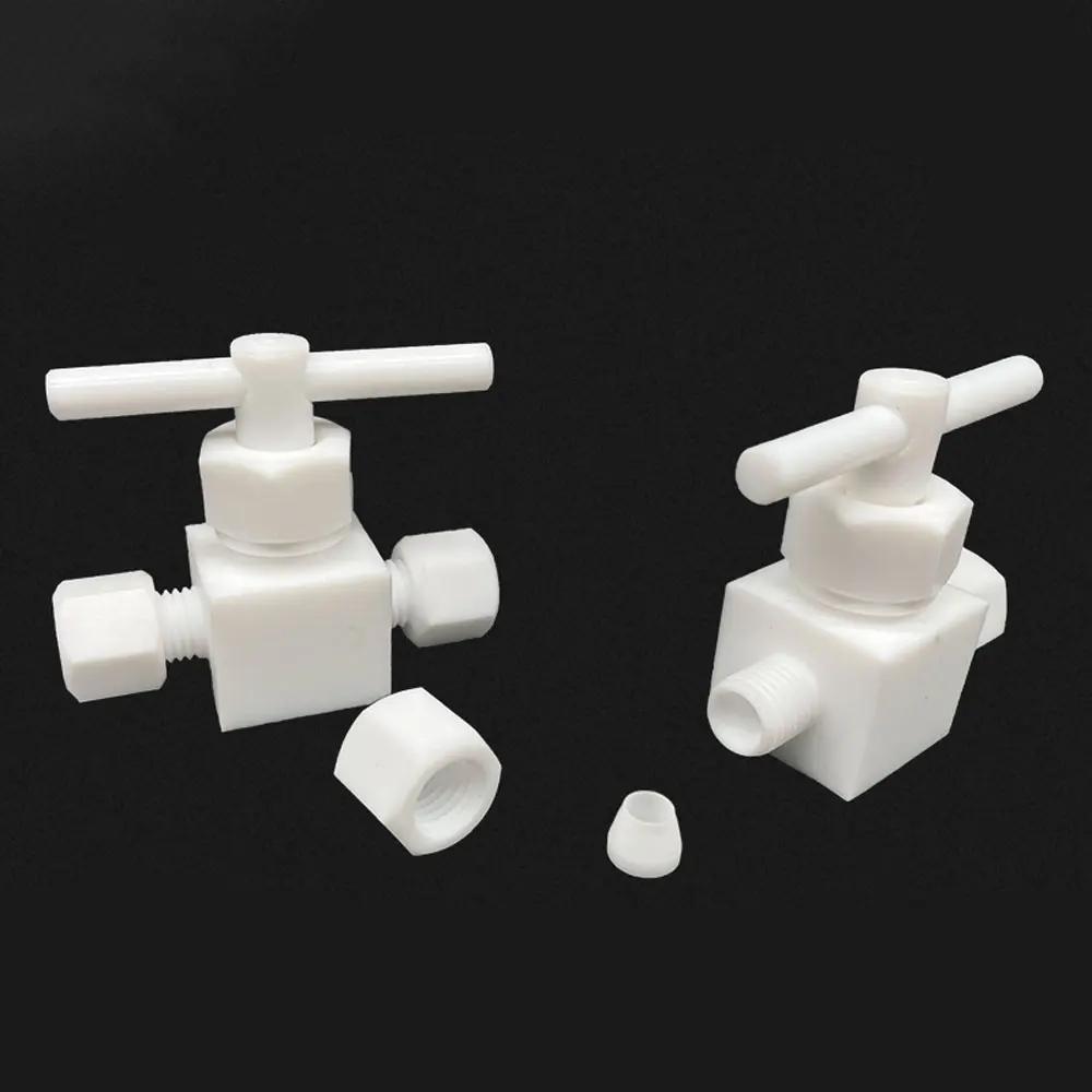 1/8" 1/4" 3/8" 1/2" 3/4" 1" 3 4 6 8 10 12 14 16 18 20 25мм Трубка ПТФЭ Компрессионный фитинг Игольчатый кран Запорный кран для лаборатории