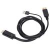 Кабель-переходник HD Multimedia Interface to Displayport 4K Male to Female, удлинительный кабель-адаптер для