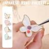 1 Pc Resin Stone Nail Art Ring Palette Finger Ring Plate Acrylic UV Gel Polish Display Rack False Nails Tips Manicure Tool