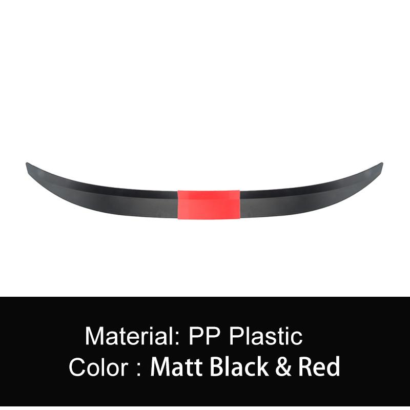 Универсальный спойлер для автомобиля, установка ABS, хвостовая палка, без отверстий, фиксированное крыло, трехсекционное, регулируемое, 115-125 см