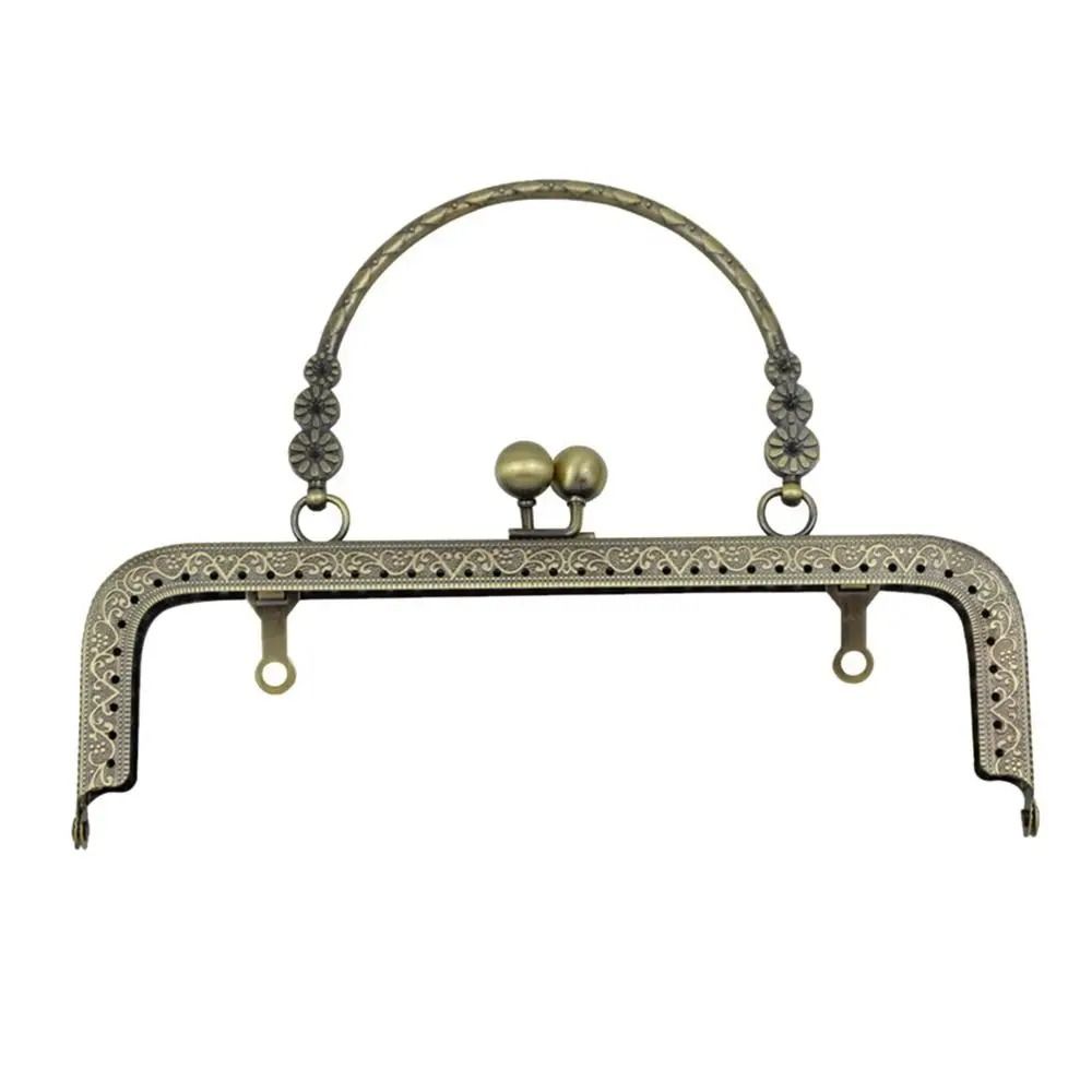 Застежка-поцелуйчик Застежка для кошелька Замок для сумки Застежка Клатч Ретро Металлический каркас для кошелька Рукоделие