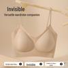 Seamless Cooling Wireless Bra: Thin, Soft, Breathable, Anti-Sagging, Gathered Support with Beautiful Back Design and Thin Straps