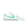 Nike Court Legacy Mechanical Spirit, Aurora Catcher Abrasion Resistant Low top Skateboard Shoes Men's White Green DH3162-101(Team83-)