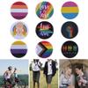 Lapel Denim Jewelry Accessories Gay Badge Collar Pin LGBT Brooches Rainbow Brooch