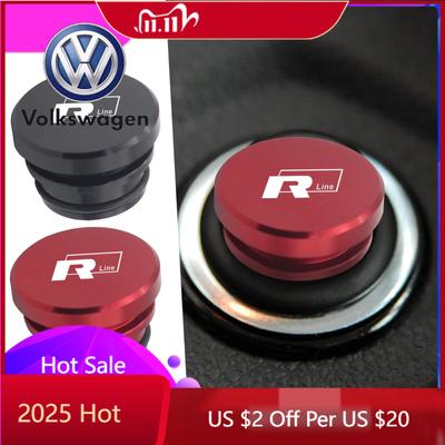 2026 Горячая наклейка для Volkswagen R Line MK7 Polo Tiguan Jetta Golf Passat Touareg Универсальная крышка для автомобильного прикуривателя Мета