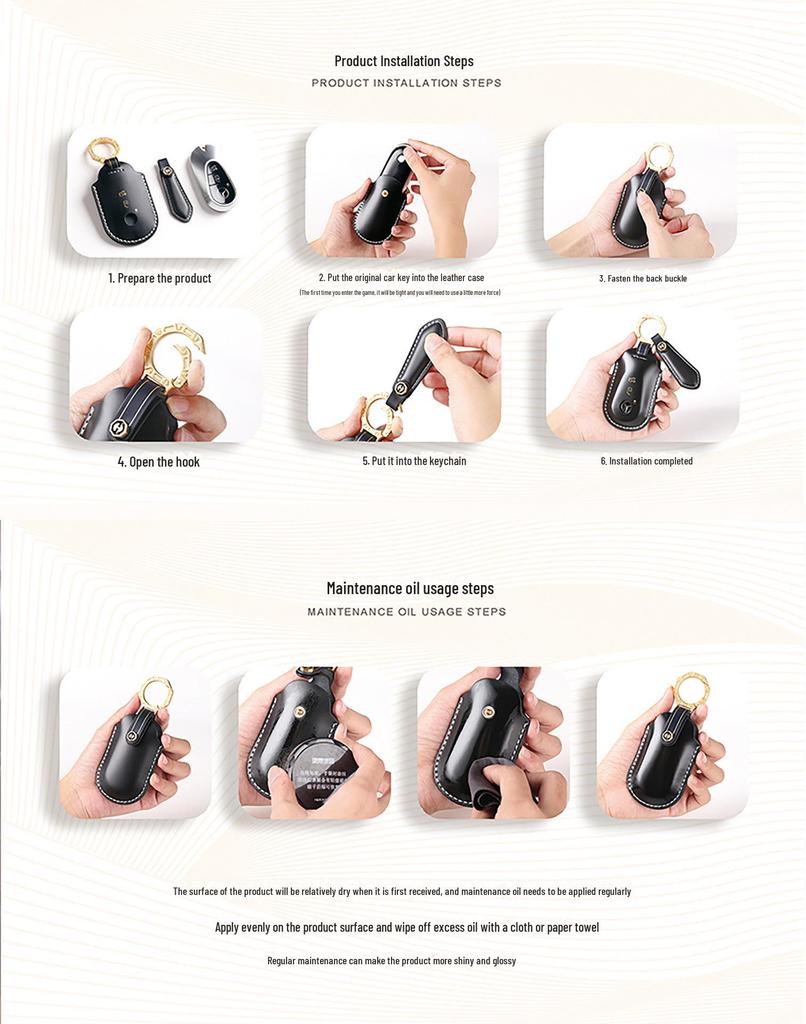 Набор ключей ручной работы из натуральной кожи для Bentley Bentayga, Flying Spur, Continental GT