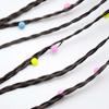 6pcs Girls Colorful Heart Wigs Ponytail Hair Ornament Princess Hair Claw Clips Twist Braid Headwear Kids Girls Hair Accessories