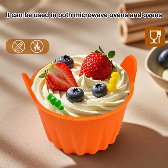 Силиконовые формы для выпечки маффинов, пищевые, антипригарные, для кексов, конфет, многоразовые