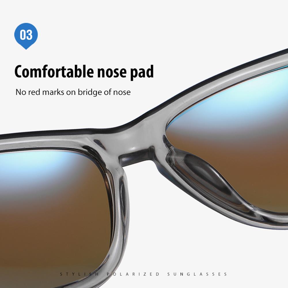 Trendy Shades Classic Polarized Sunglasses Fishing Mirrored Sun Glasses Driving