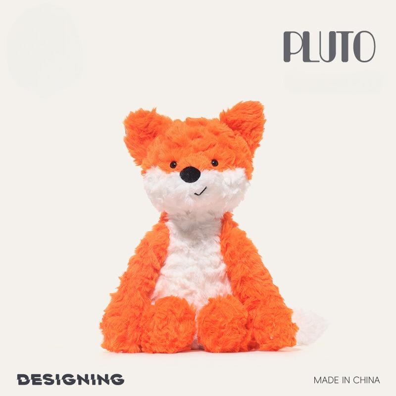 Ultra Soft Plush Puppy Adorable Sitting Border Collie Fox Stuffed Animal Cuddly Companion Gift for Kids Birthday Christmas