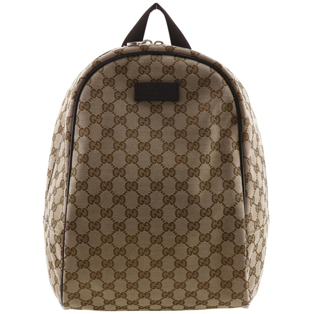 GUCCI Backpack Backpack Daypack 449906 Brown GG canvas unisex Used