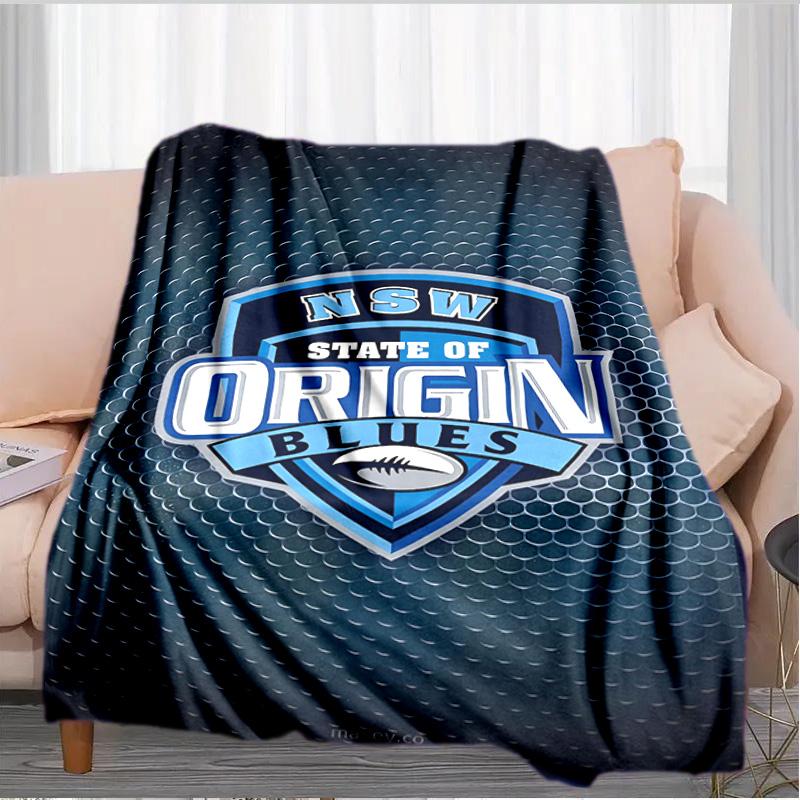 Nk Osijek Crest Design Blanket Suitable for Sofas, Beds, Offices, And Camping - Perfect Gift for Halloween Christmas