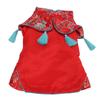 Dog Clothes Chinese Style Cheongsam Satin Pet Dog Tang Suit for Dog Pet Puppy Cat
