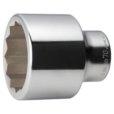 TONE 70 мм Ширина 8D-70 12-гранный торцевой ключ, 25,4 мм (1") Водить машину,