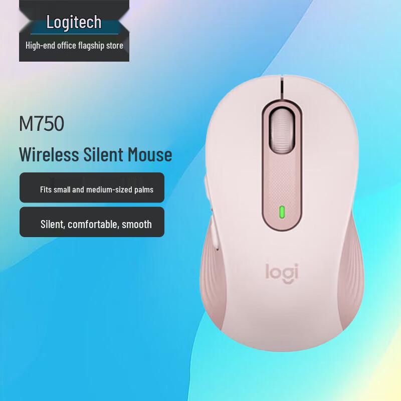 Logitech Универсальная беспроводная Bluetooth-мышь M750, бесшумная