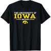 Черная футболка с официальной лицензией для мамы и семьи команды Iowa Hawkeyes