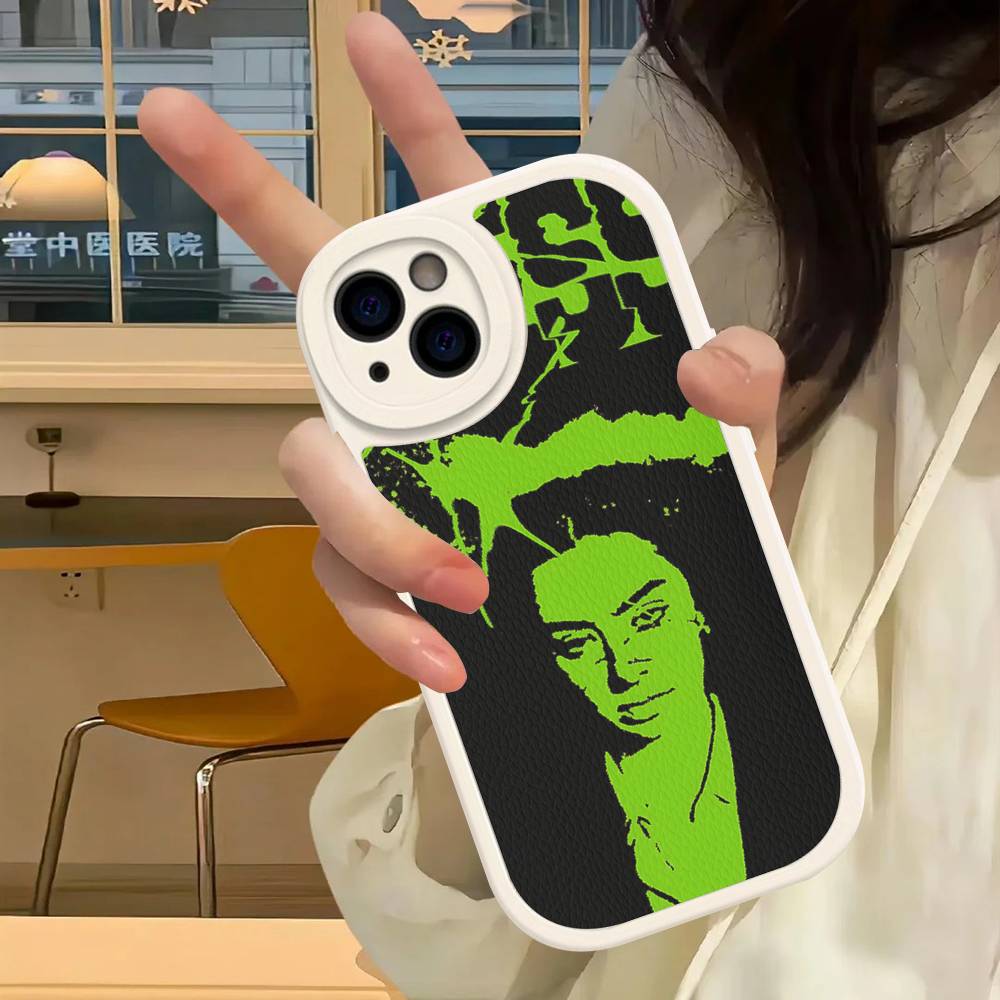Чехол для телефона из кожи C-Charlis XCX B-BRAT Для IPhone 16 16e 15 14 13 12 11 Pro Max Plus Mini