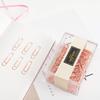 Коробка креативных скрепок Rose Gold Металлическая скрепка U-образная скрепка Канцелярские товары Офисные и учебные принадлежности