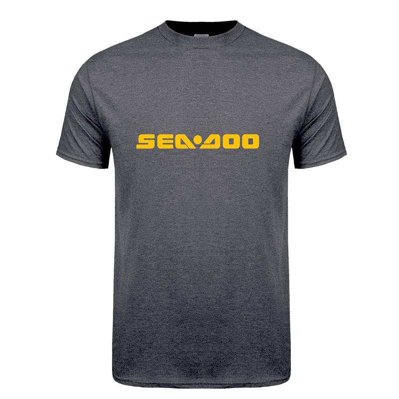 Seadoo T Shirts Summer Short Sleeve Cotton Sea Doo Seadoo Moto Tshirt Unisexs Tshirt Tops Tees Lh079