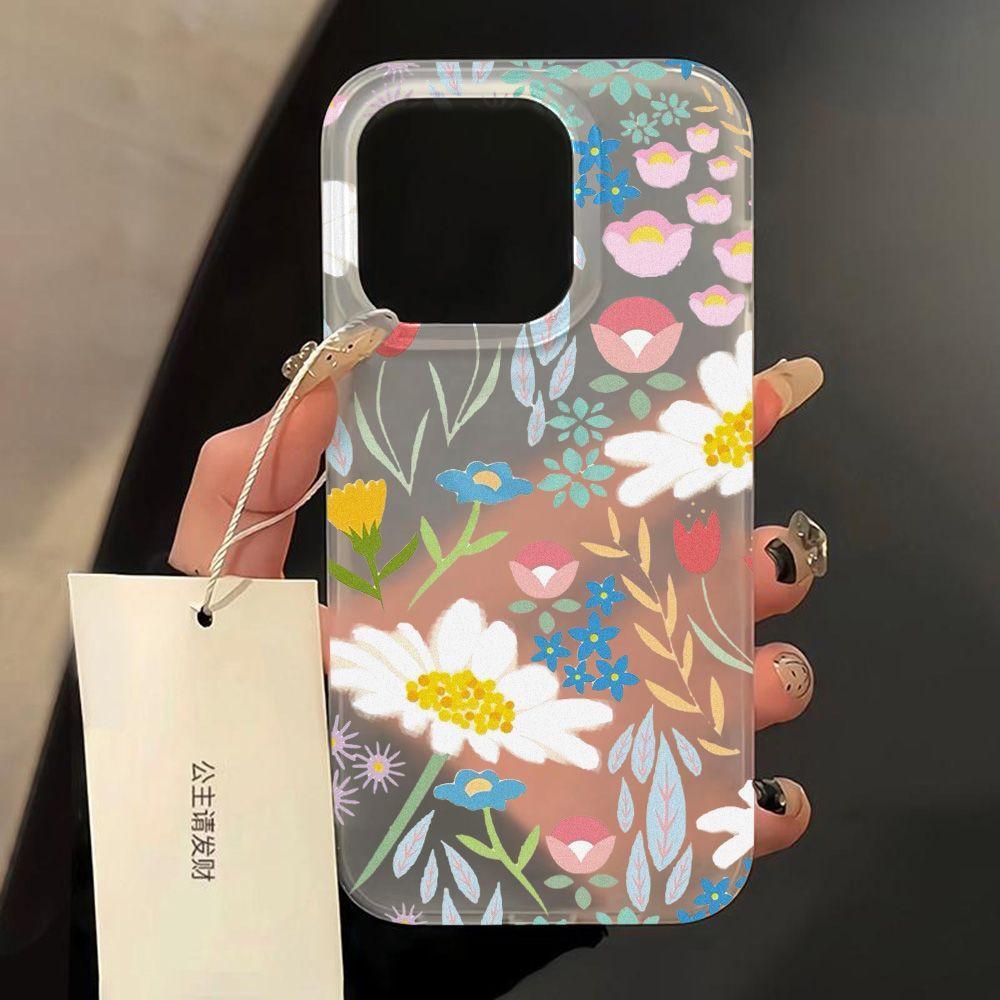 Цветы для чехла на телефон iPhone17ProMax 17 Apple 16/15 матовый 14 полноразмерный x противоударный