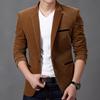 Spring and Autumn Men's Business Casual Small Suit Non-ironing Workwear Corduroy Suit Men's Jacket