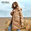 MIEGOFCE Зимняя модная парка средней длины с теплым карманом, высококачественное пальто, свободная утолщенная высококачественная женская куртка M1019