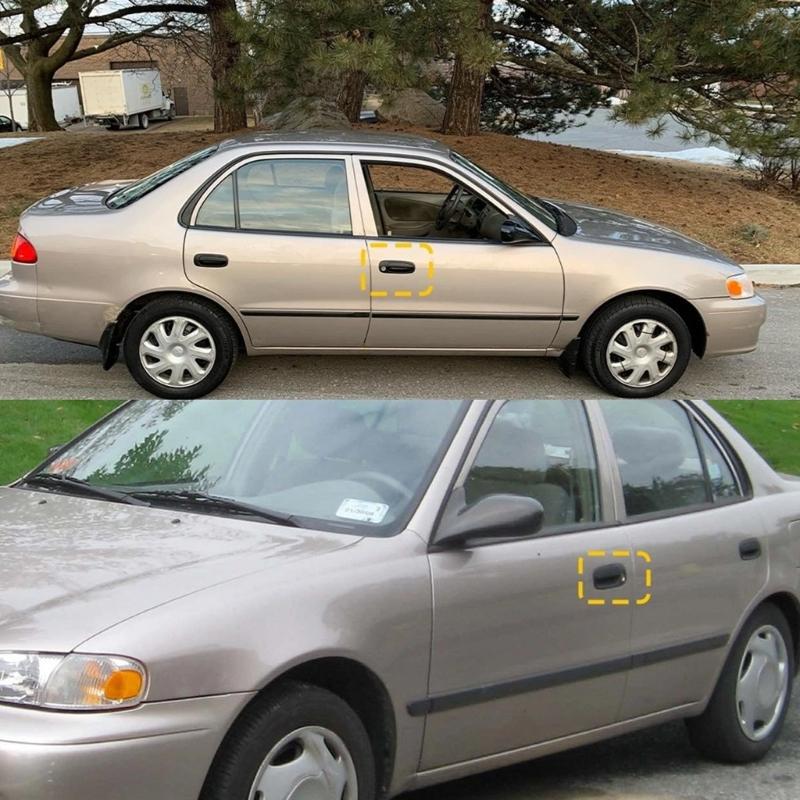 Запасная наружная ручка двери автомобиля Пластиковая металлическая конструкция Простая установка Подходит для некоторых моделей 6923002040