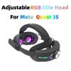 Adjustable RGB Elite Head for Meta Quest 3S / 3 with Built-in 12000mAh Battery Headband for Oculus Quest 3S / 3 Accessories