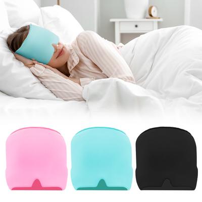 Головной убор с холодным компрессом для облегчения головной боли. Удобная маска для глаз в виде мешка со льдом для физиотерапии. Успокаивающая и выдвижная гелевая маска для головы.