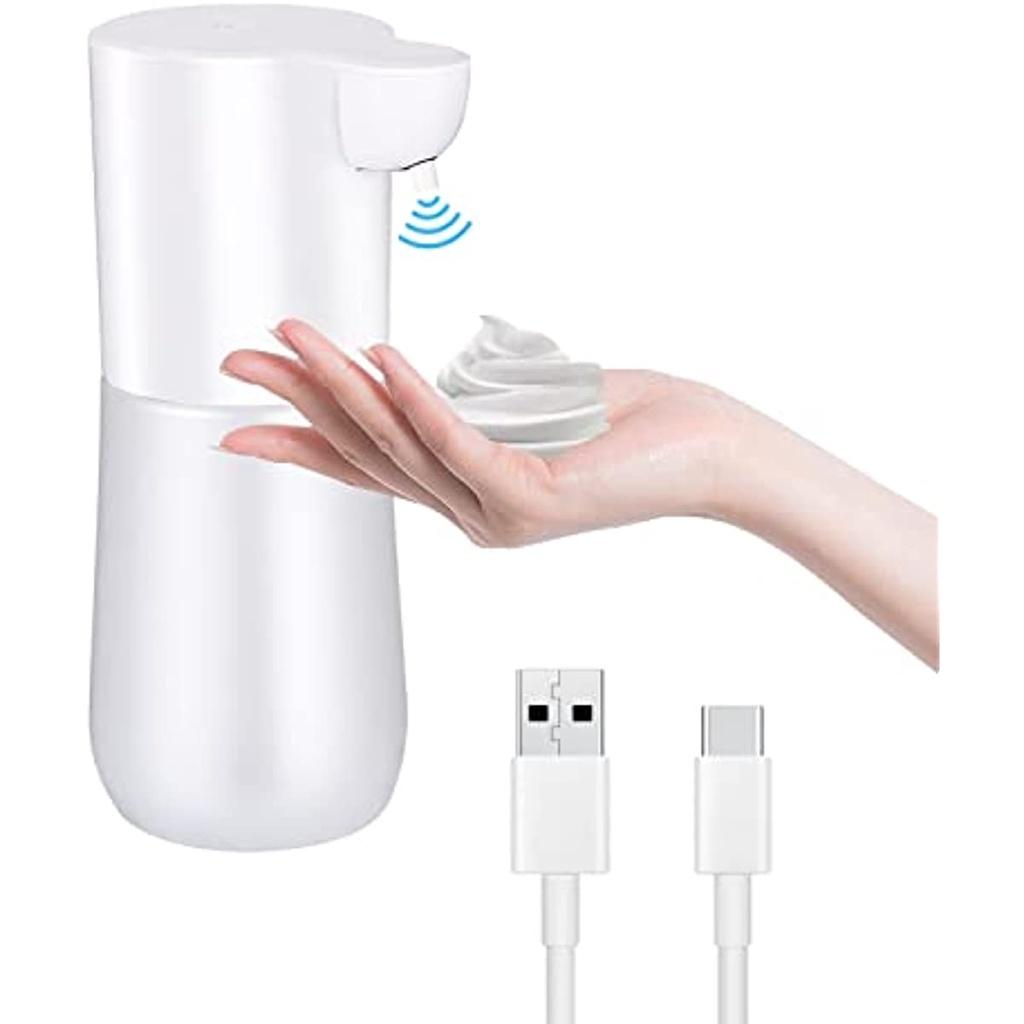 Автоматический дозатор мыла, Автоматический дозатор мыла, USB-зарядка, Бесконтактный дозатор мыла для рук, IPX5. Водонепроницаемая конструкция для ванной комнаты и кухни.