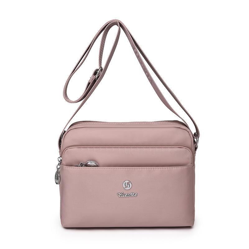 Нейлоновая сумка через плечо, женская сумка на плечо, материнская сумка, многослойная маленькая квадратная сумка для выхода в свет