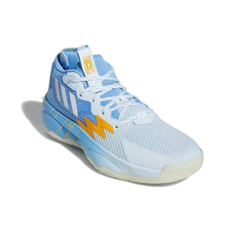 adidas Кроссовки унисекс Dame 8 Three Kingdoms Blue Pantone Footwear-White HQ4504