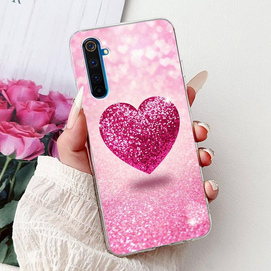 Чехол для Realme 6 Pro RMX2061 Мягкий Силикон Мультяшный Чехол для Телефона Для OPPO Realme 6 Pro Чехол Realme6 Realme 6 Pro 6i 6S 6Pro Coque