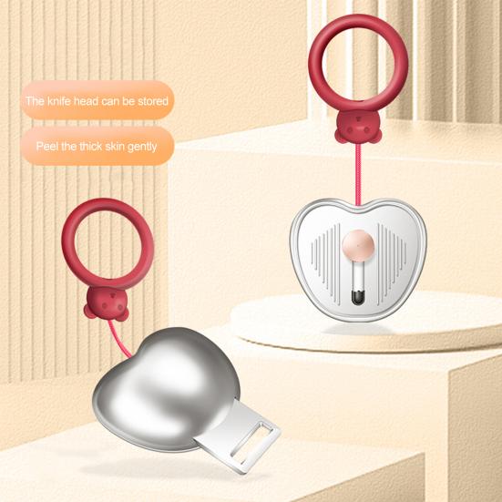 Мини-овощечистка для фруктов и овощей с выдвижным лезвием из нержавеющей стали, устройство для удаления кожуры картофеля, складной безопасный инструмент для очистки фруктов от кожуры яблок, груш, картофеля, киви