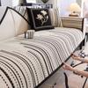 1PC Nordic Chenille Sofa Covers Non-Slip Geometry Sofa Cushion Mat Anti-cat Scratches Corner Couch Towel for Living Room