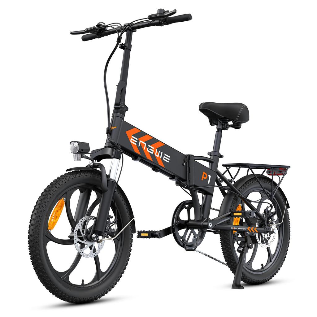 ENGWE P1 Adult Folding Electric Bike 20 inch Tires 250W Motor 36V13Ah Battery ebike City commuting Electric Bicycle
