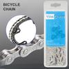 VXM Bicycle Chain Electroplated Anti-rust Anti-corrosion Wear-resistant High Tensile Strength Replacement 116 Links 6/7/8 Speed MTB Road Bike Chain
