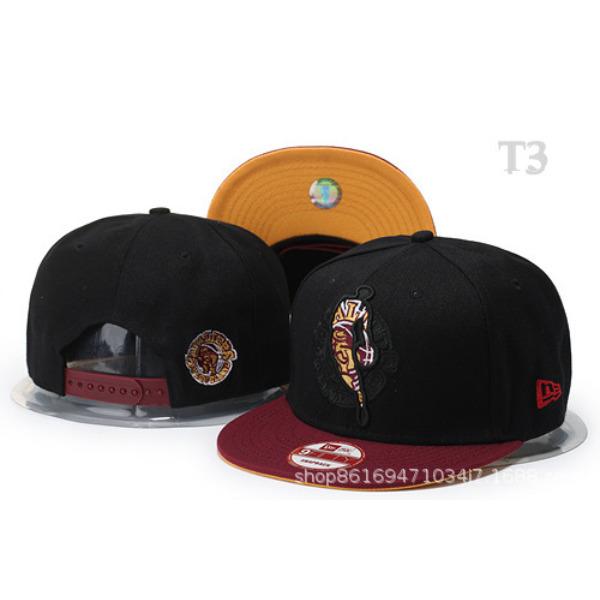 Nba Cavaliers James The Same Flat Edge Baseball Cap Flat Cornice Hat Hip Hop Burgundy Men'S And Women'S Hipster Hat