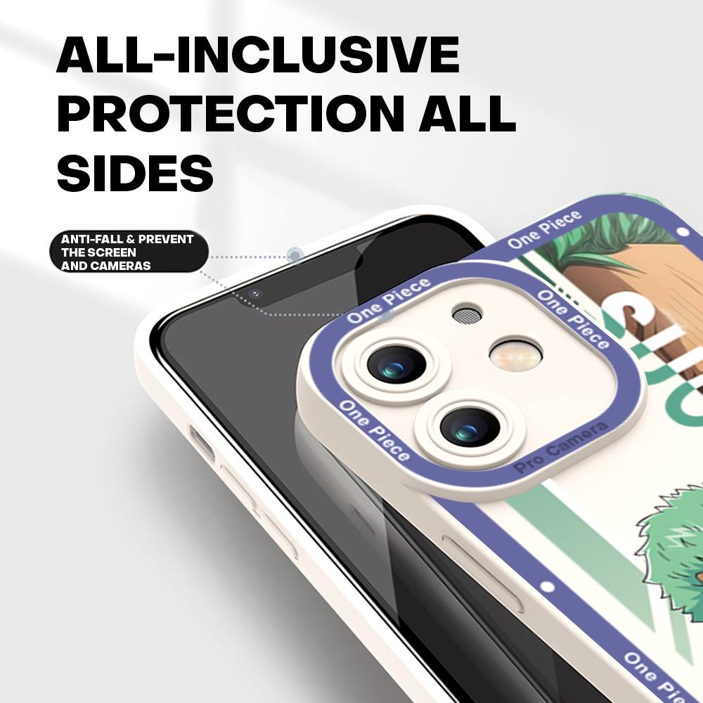 For iPhone 16 15 14 Pro Max Redmi Note 13 12 Pro Samsung S25 S24 Ultra A13 A14 A15 A16 Soft Anime Sauron Pattern Soft Silicone Full Lens Protect Case