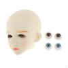 1/3 BJD Head with 2 Paris 3D Eyes, Cosmetology Makeup for Night Lolita, Ball Jointed Dolls DIY Use