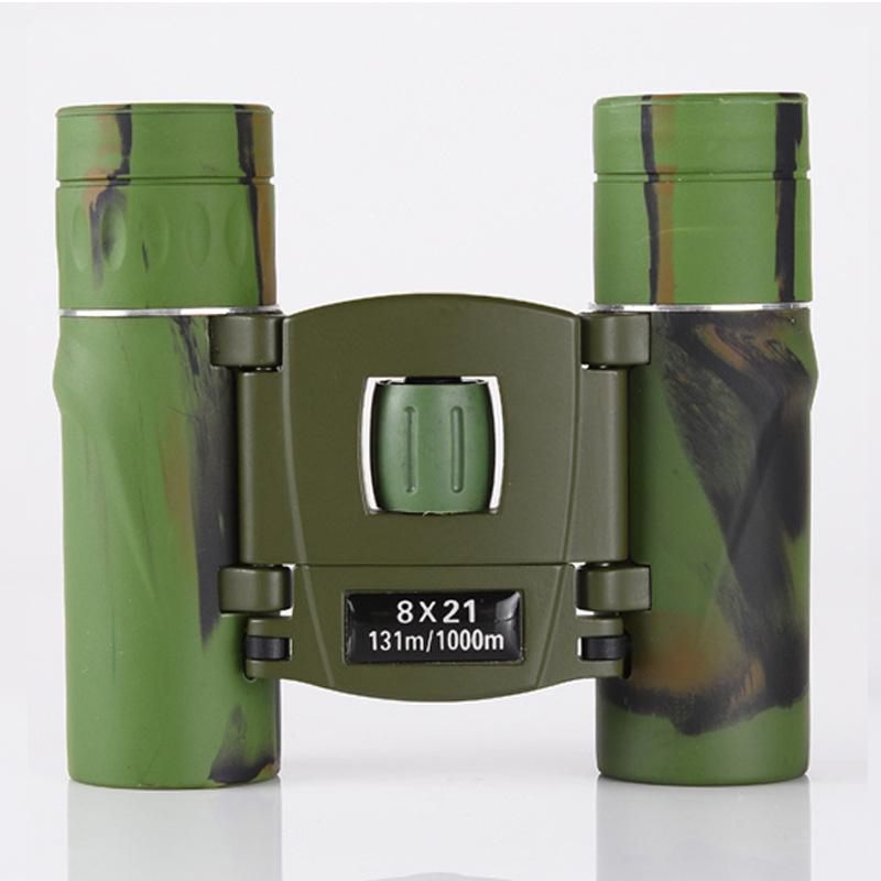 Wholesale 8×21 Camouflage Binoculars High-definition Children's Bird Watching Concert Mini Portable Goggles.