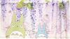 Noren Kobo My Neighbor Totoro Cafe Curtain 120cm Wide x 47cm Wisteria 11285 Tapestry, Long, Totoro,