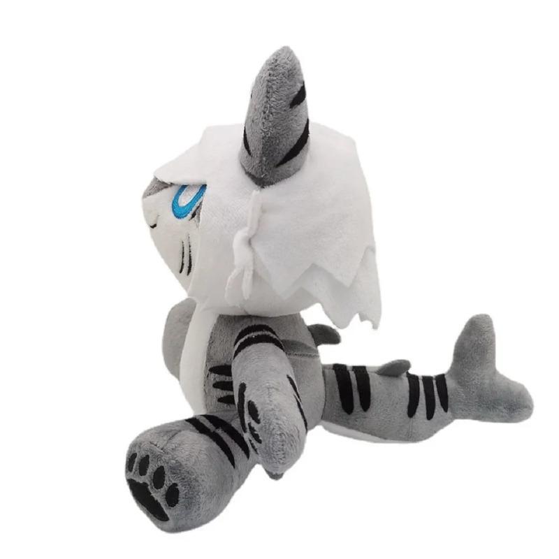 25cm Changed Cat Shark Puro Plush Toy Cartoon Game Character Doll Plush Stuffed Animal Shark Toy Soft Gift for Kids