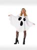 White Bat Halloween Costume Cosplay Outfit for Women Girls Party Role Play Ghost Witch Fairy