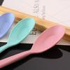 Soup Spoon Eco-friendly Long Handle Plastic Microwave Dishwasher Safe Porridge Spoon Kids Tableware