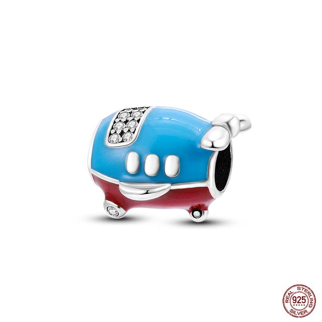 Новые стерлингового серебра 925 пробы красного цвета, подвески в форме сердца, бусины, ювелирные изделия на удачу, подарки