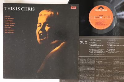 Виниловая пластинка CHRIS CONNER This Is Chris MP2334PROMO POLYDOR Япония Джаз Б/у